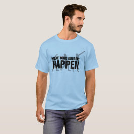 T-shirt psto tiro do atirador dos homens