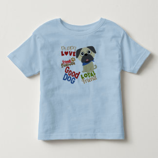 T-shirt Pug Dog Melhor Amigo