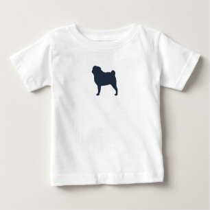 T-shirt Pug Dog Silhouette   Legal Pug Lover