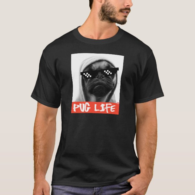T-shirt Pug Life (Frente)