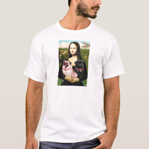 T-shirt Pugs (Fawn + Blk) - Mona Lisa