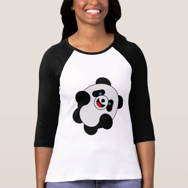 T-shirt Pulando a panda (Frente)