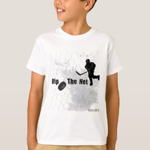 T-shirt Pule o Puck de Hockey da Rede