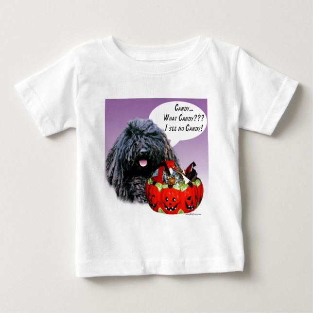 T-shirt Puli Halloween Candy (Frente)