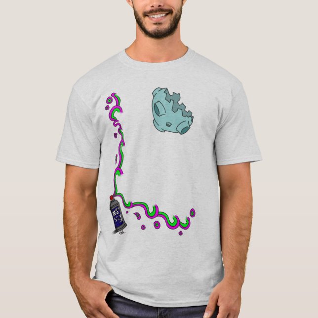T-shirt Pulverizador da lua (Frente)