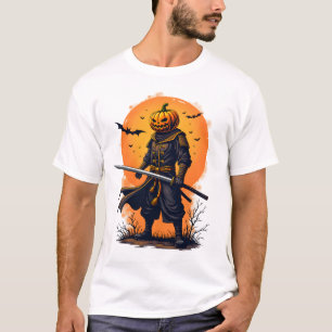 T-Shirt Pumpkin Samurai � Guerreiro do Halloween