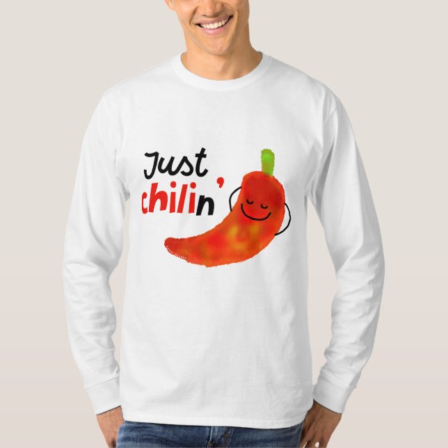 T-shirt Pun Pepper Positivo - Só Chilin (Frente)
