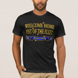 T-shirt Punho Home bem-vindo da frota
