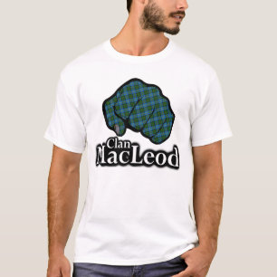 T-shirt Punho orgulhoso do Tartan de MacLeod Scotland do