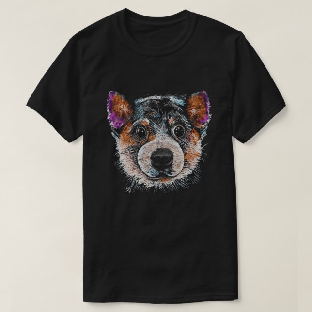 T-Shirt Puppy Pintado (Frente do Design)