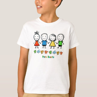 T-shirt puro da consciência do autismo do