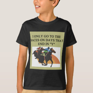 T-shirt puro-sangue que compete amantes