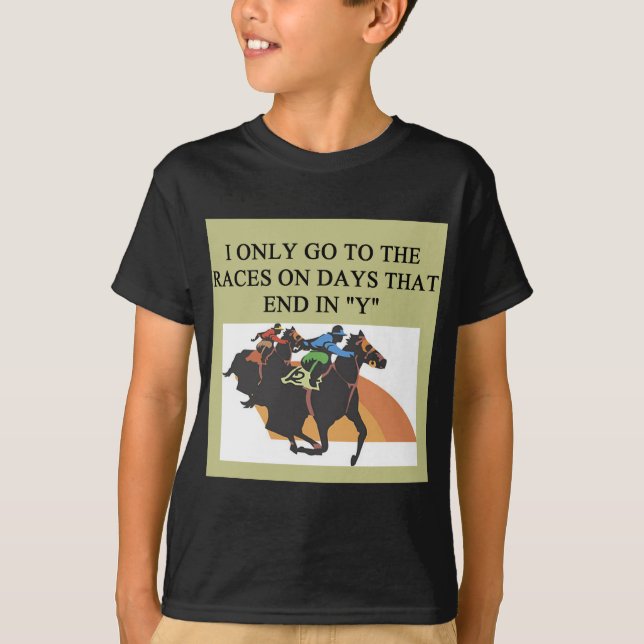 T-shirt puro-sangue que compete amantes (Frente)