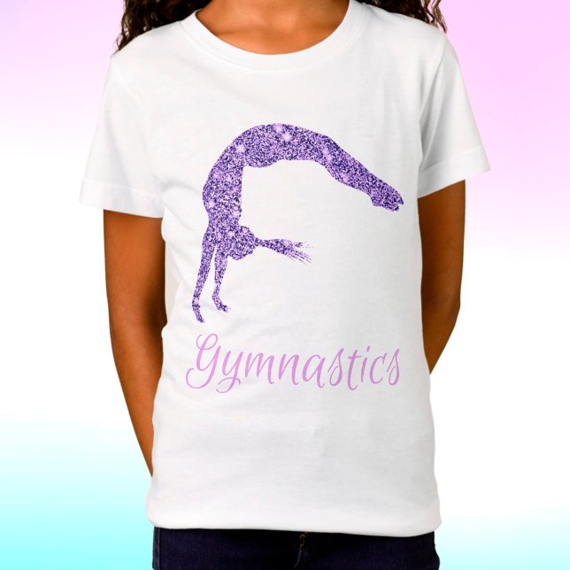T-Shirt Purple Lilac Shimmer da Ginástica (Criador carregado)