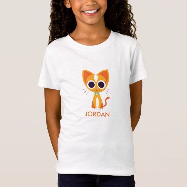 T-shirt Purrl o gato (Frente)