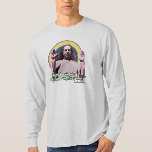 T-shirt PY02 dos homens de Yogananda (Frente)