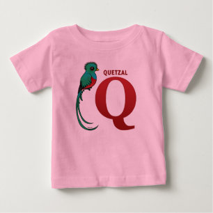 T-shirt Q para o quetzal