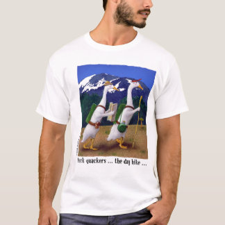 T-shirt Quackers traseiros… a caminhada do dia…