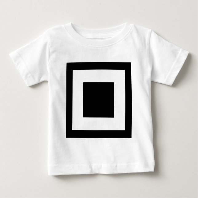 T-shirt Quadrado dentro de um quadrado (Frente)