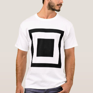 T-shirt Quadrado Dentro de um Quadrado