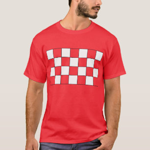 T-shirt Quadrados brancos
