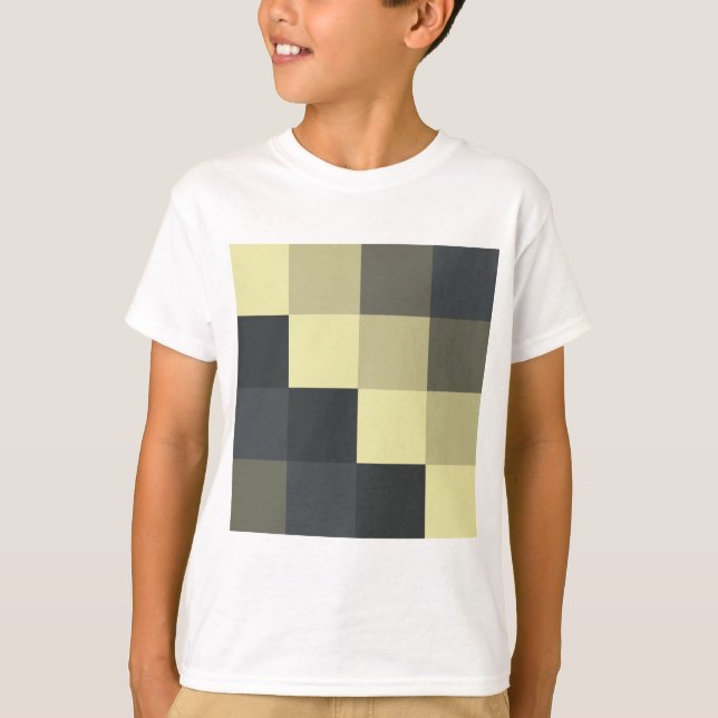 T-shirt Quadrados de cores (Frente)