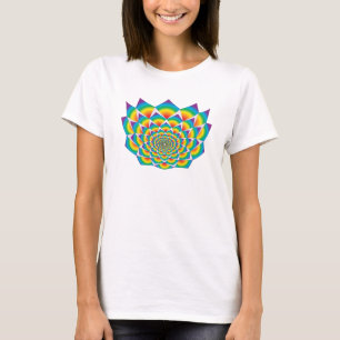 T-shirt QUADRADOS GIRANDO - Lotus