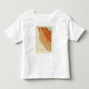 T-shirt Quadrilátero de Santa Cruz que mostra a