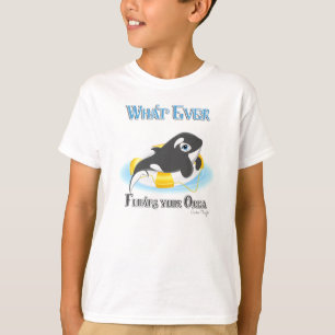 T-shirt Qualquer Coisa Que Flutuar Sua Baleia Orca