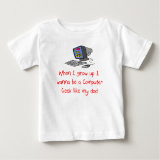 T-shirt Quando crescer, quero ser um Geek de computador co