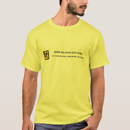 T-shirt quando é que se vai, é difícil.