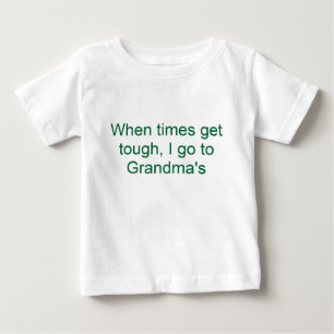 T-shirt Quando os tempos obtêm resistentes, eu vou à av