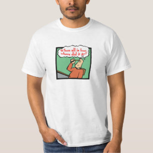 T-shirt Quando todo é perdido, onde foi?