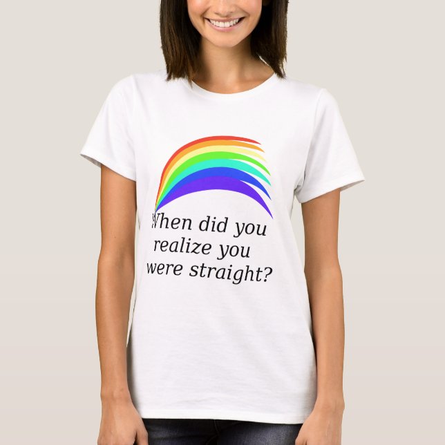 T-shirt Quando você... (Frente)
