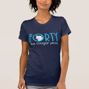 T-shirt QUARENTA o T do aniversário de 40 anos dos anos d