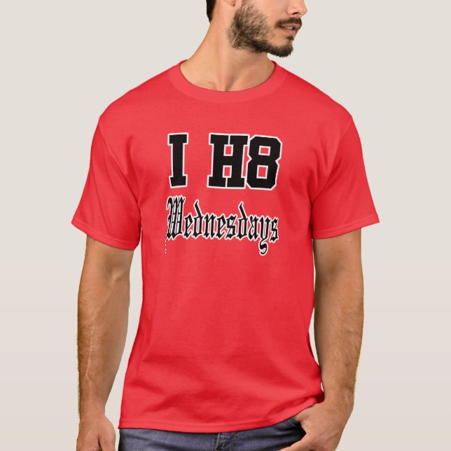 T-shirt quartas-feiras (Frente)