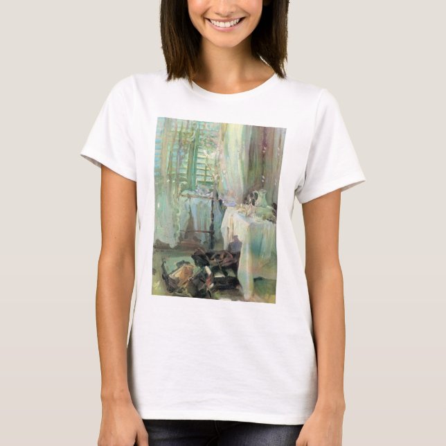 T-shirt Quarto de Hotel por John Singer Sargent (Frente)