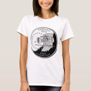 T-shirt Quarto Estadual de Indiana do Lado Inverso
