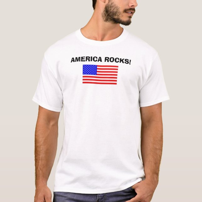 T-shirt Quarto feliz de julho! (Frente)