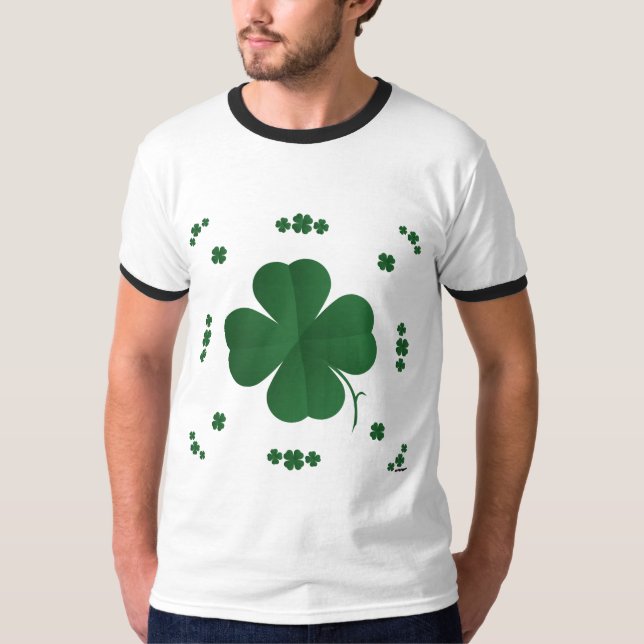 T-shirt Quatro Clovers Folha (Frente)
