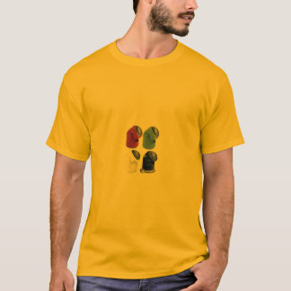 T-shirt Quatro fãs pequenos