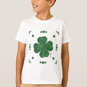 T-shirt Quatro folhetos Folha - estilo vintage