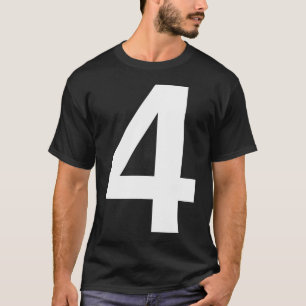 T-shirt Quatro Helvética em obscuridades