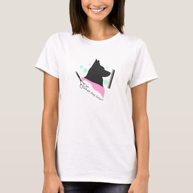 T-shirt que cabelo de cachorro? (Frente)