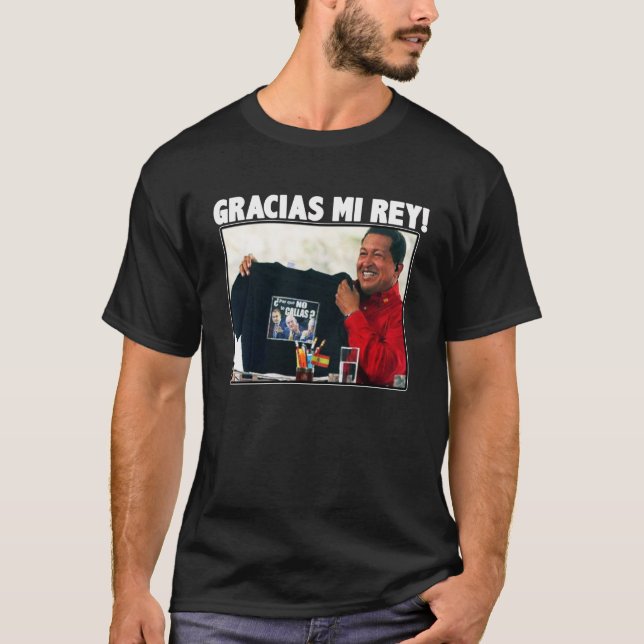 T-shirt Que de Por nenhuns Callas Espana Rey Juan Carlos (Frente)