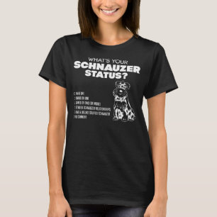 T-shirt Que é seu estado do Schnauzer?