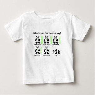 T-shirt Que faz a panda diz?