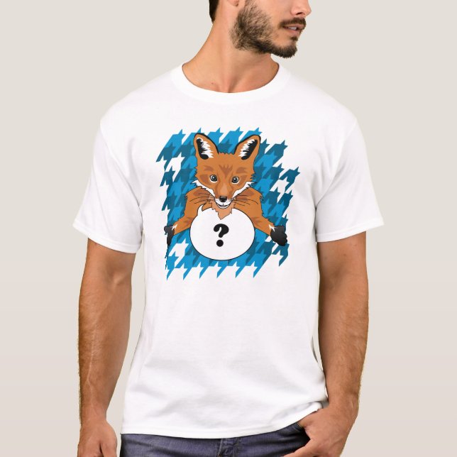 T-shirt Que FAZ a raposa diz!? (Frente)