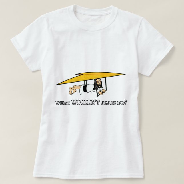 T-shirt Que Jesus não faria? (Frente do Design)