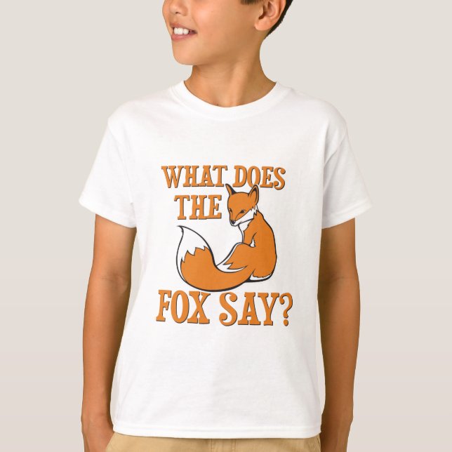 T-shirt Que o Fox diz? (Frente)